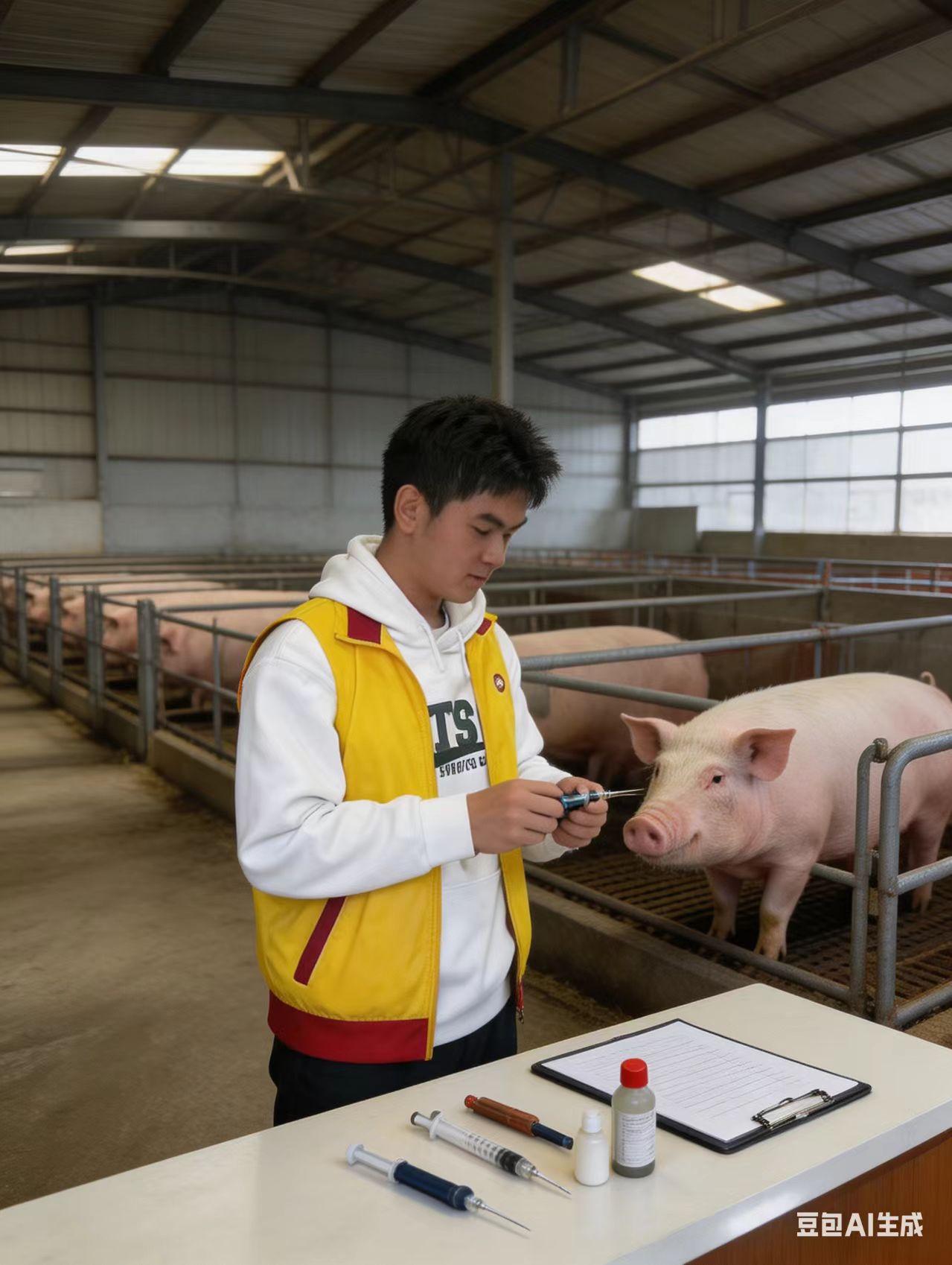 魏诚康-母猪日常陪伴